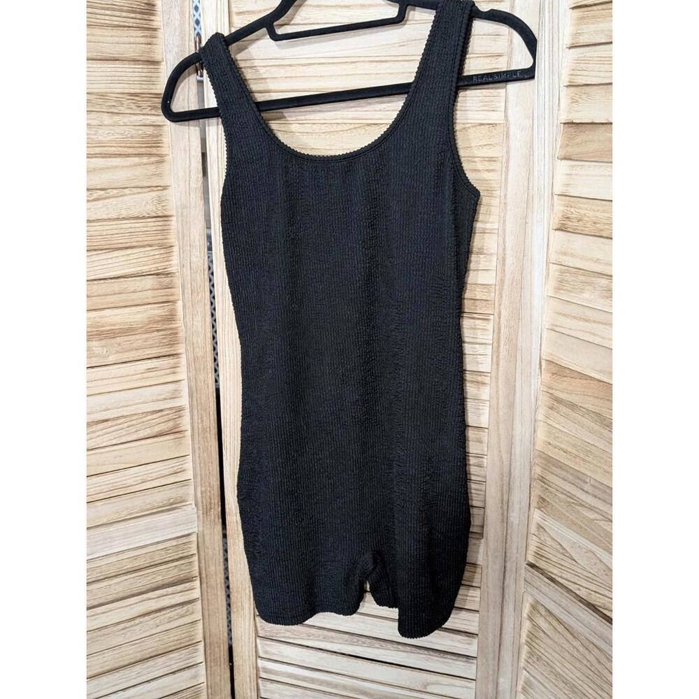 Shein Bodysuit Tank Shorts Womens Black Large